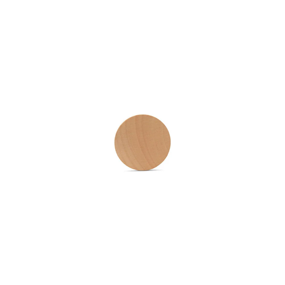 1-1/2" Wooden Circle Cutout