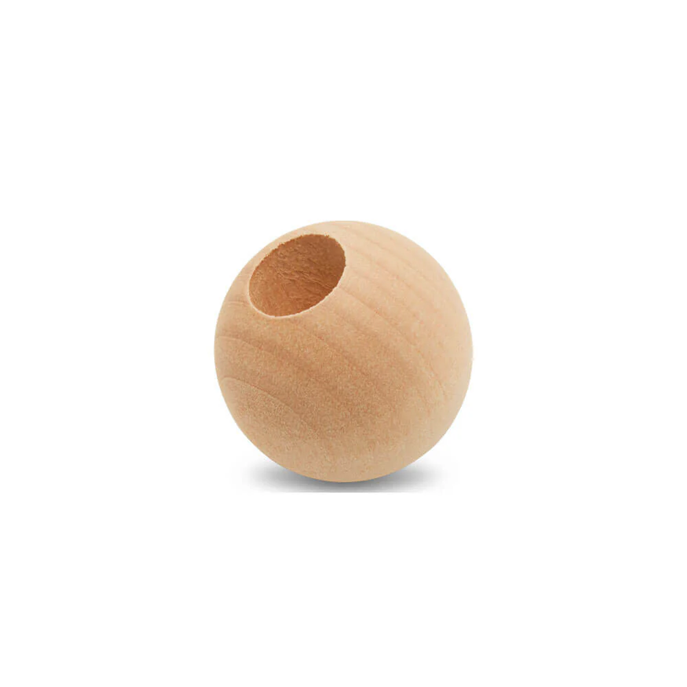 1-1/4" Dowel Cap, 1/2" Hole