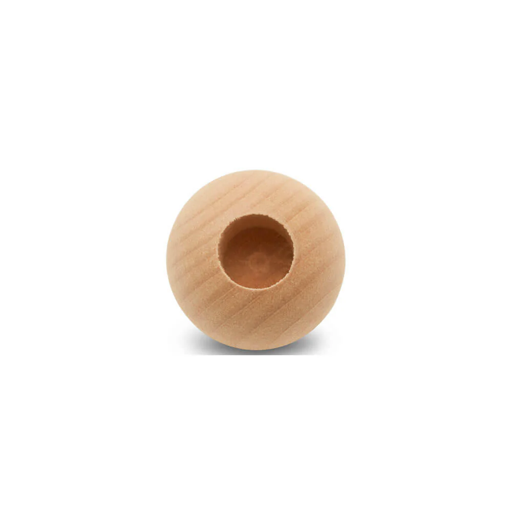 1-1/4" Dowel Cap, 1/2" Hole - Image 2