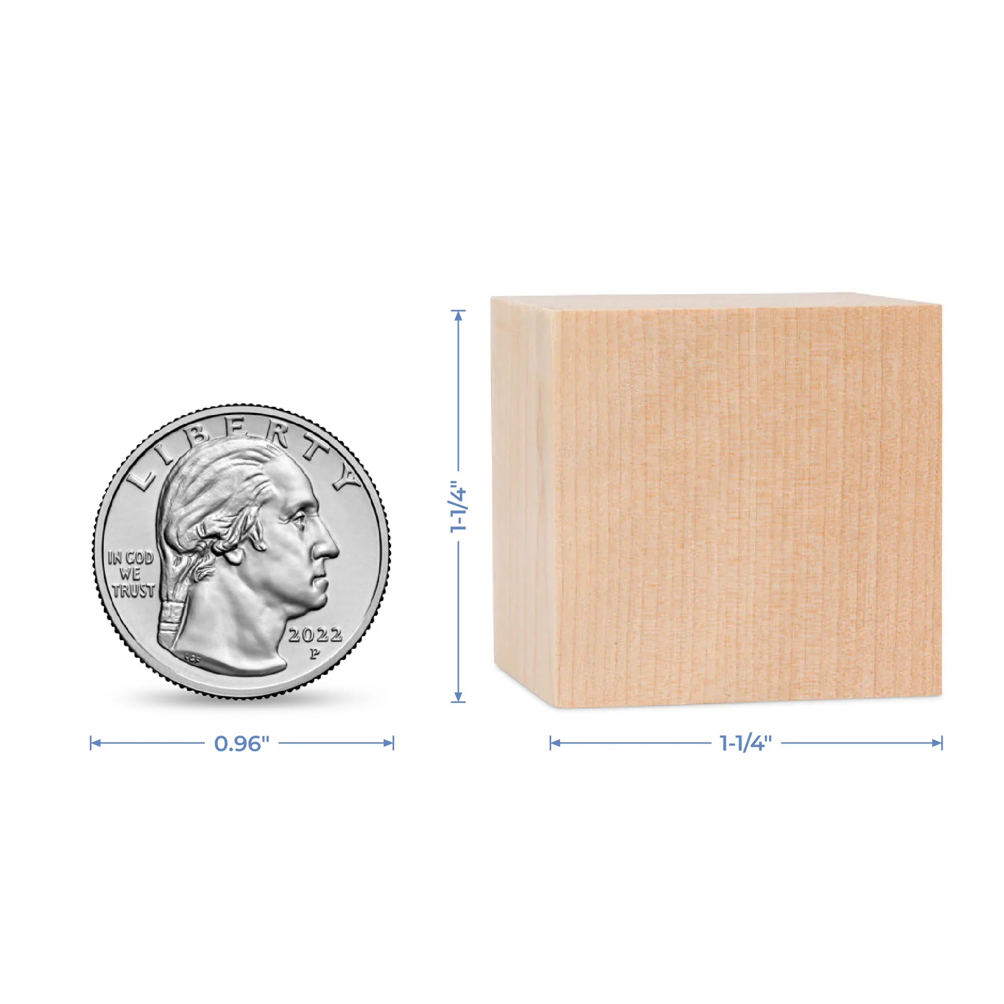 1-1/4" Wooden Block - Image 8