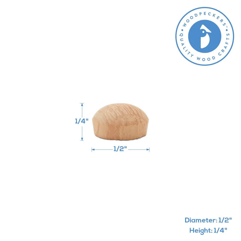 1/2" Oak Roundhead Plug - Image 4
