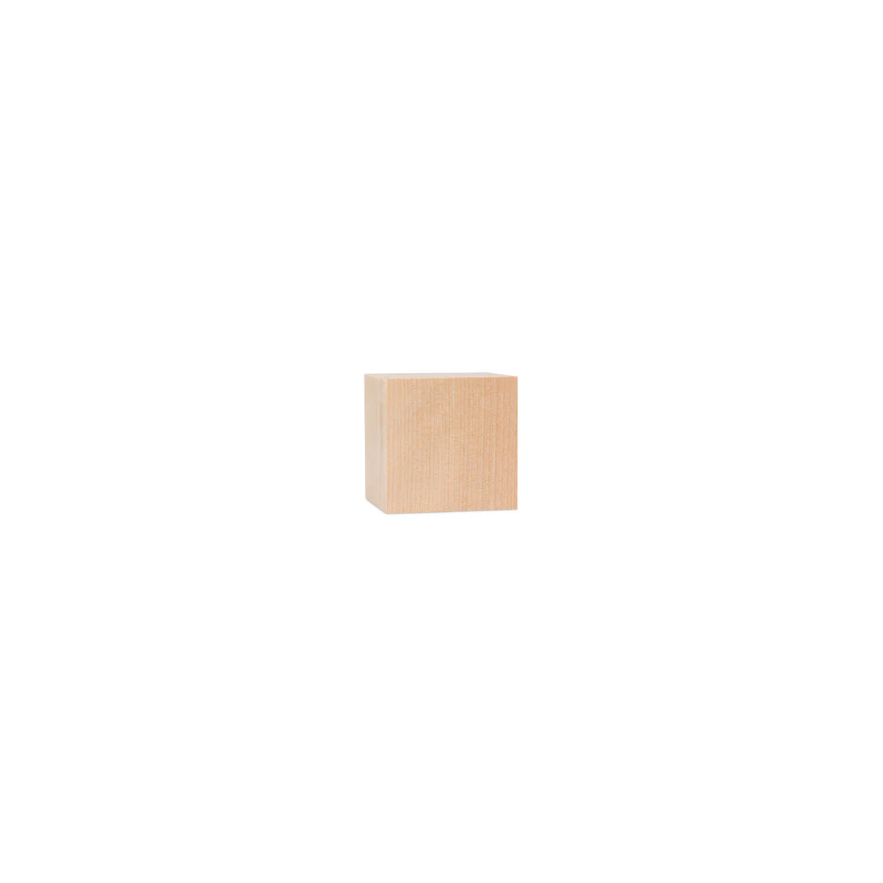 1/2" Wooden Cube
