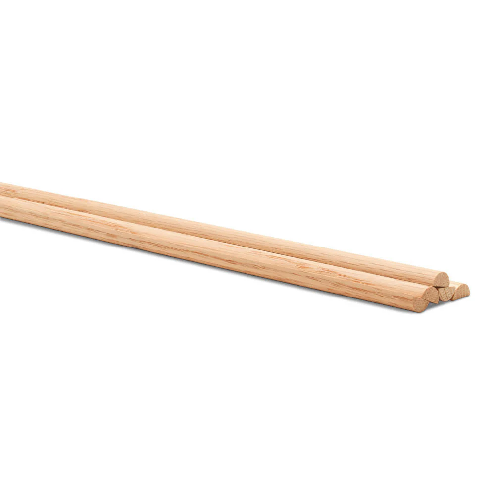 1/2" X 12" Split Oak Dowel - Image 2