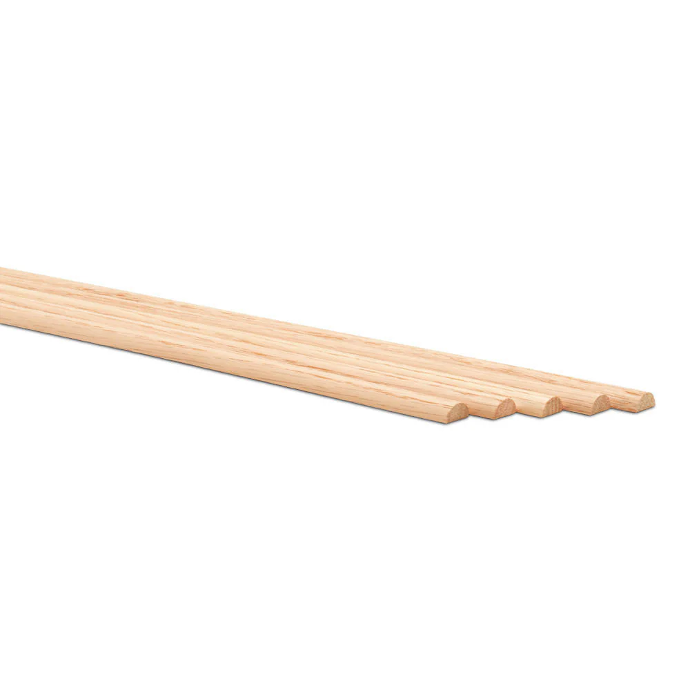 1/2" X 12" Split Oak Dowel - Image 3