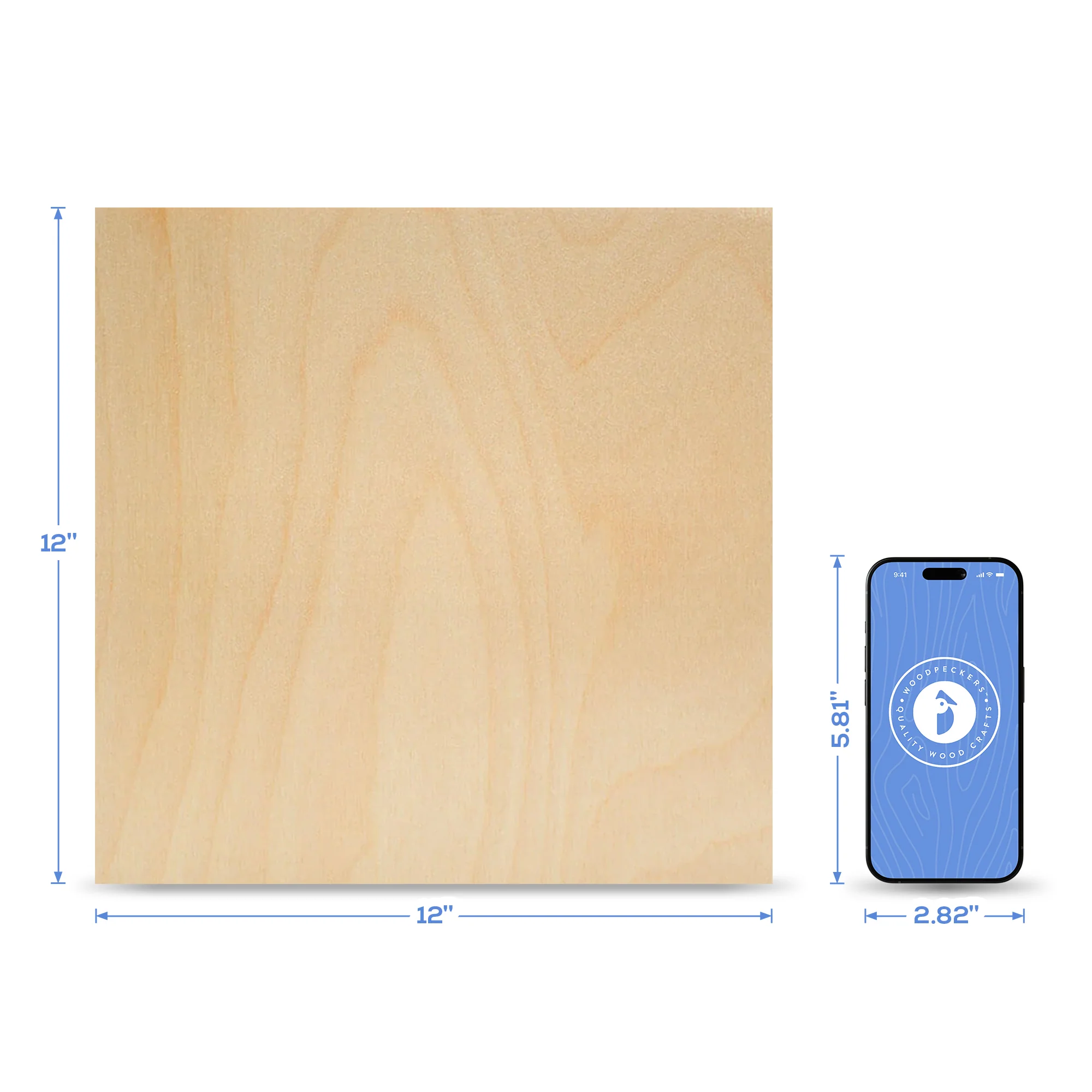 1/2" x 12" x 12" Baltic Birch B/BB Sheets - Image 4