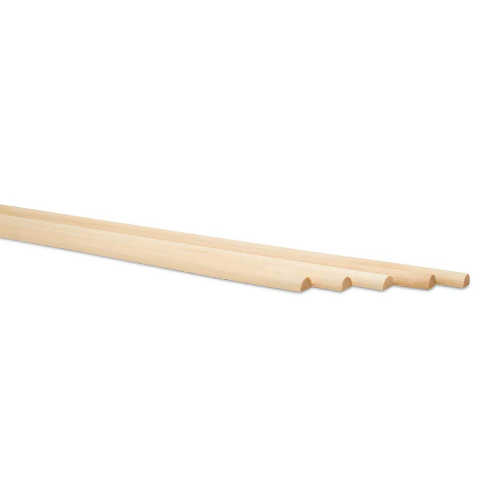1/2" X 24" Wooden Split Dowel - Image 2