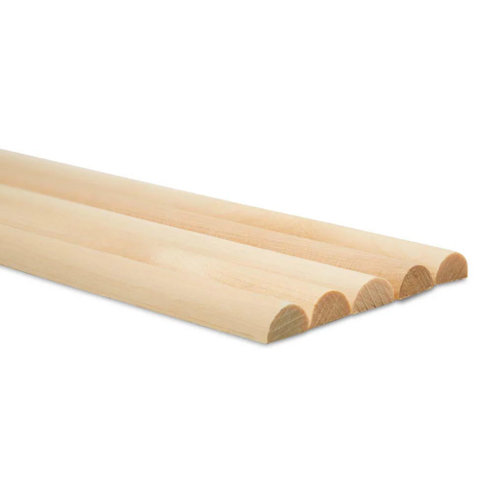 1/2" X 24" Wooden Split Dowel - Image 3