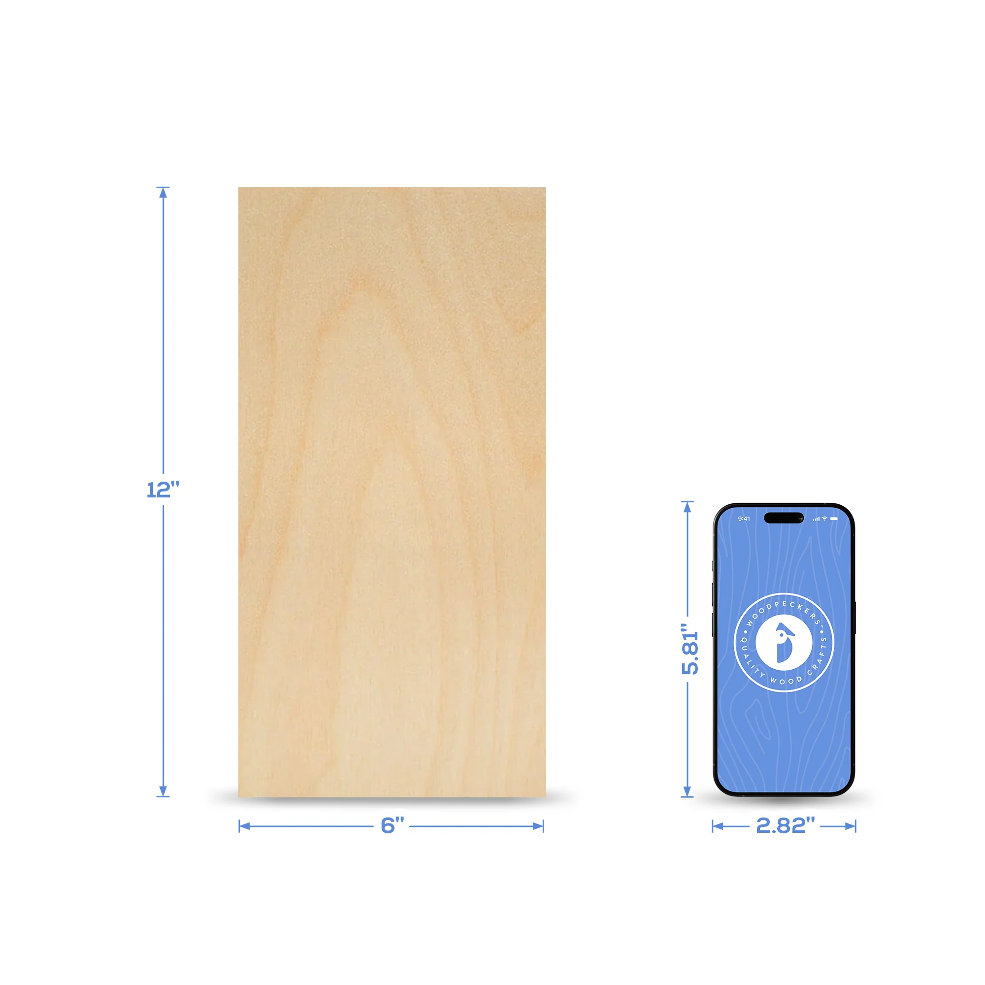 1/2" x 6" x 12" Baltic Birch B/BB Plywood - Image 4