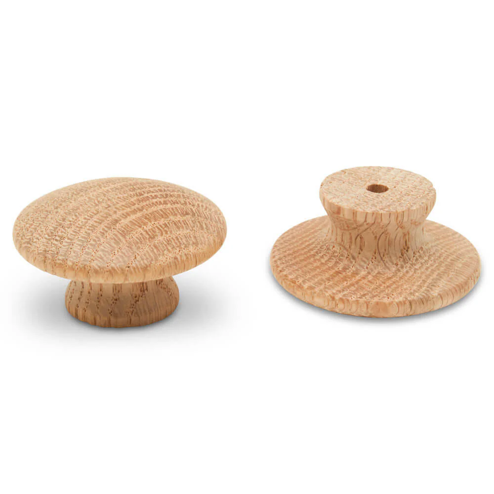 1-3/4" Oak End Grain Knob - Image 4