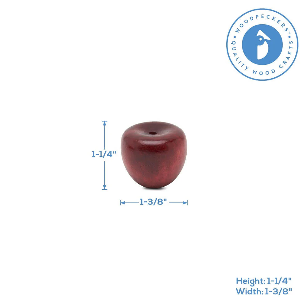 1-3/8" Crab Apple, Dark Red - Image 6