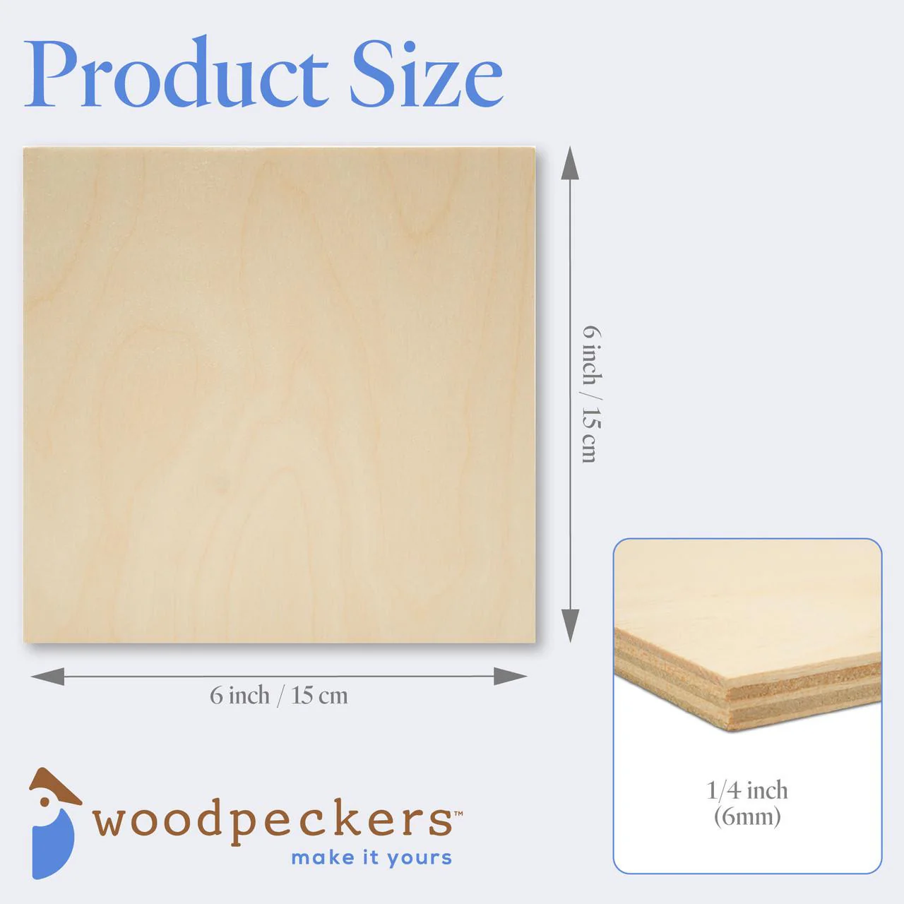 1/4" x 6" x 6" BALTIC BIRCH B/BB PLYWOOD - Image 3