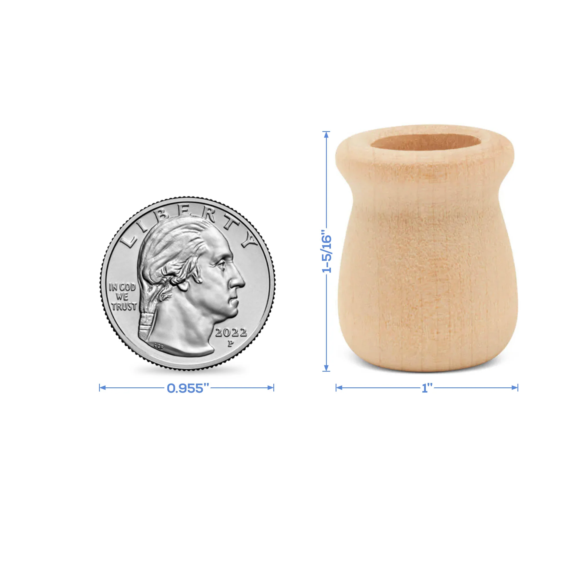 1-5/16" Bean Pot Candle Cup - Image 6