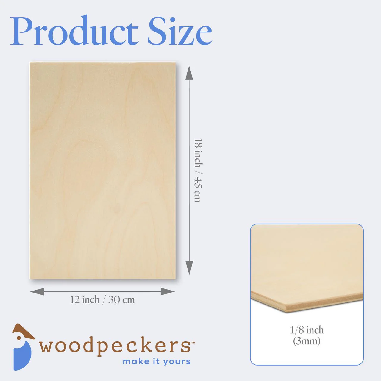 1/8" x 12" x 18" Baltic Birch B/BB Plywood - Image 2