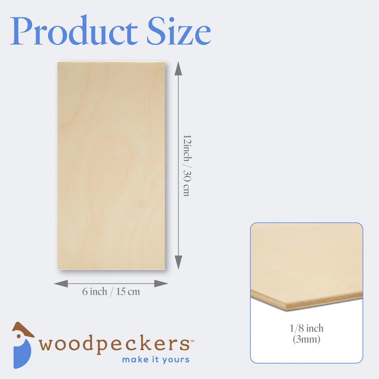 1/8" x 6" x 12" Baltic Birch B/BB Plywood - Image 3