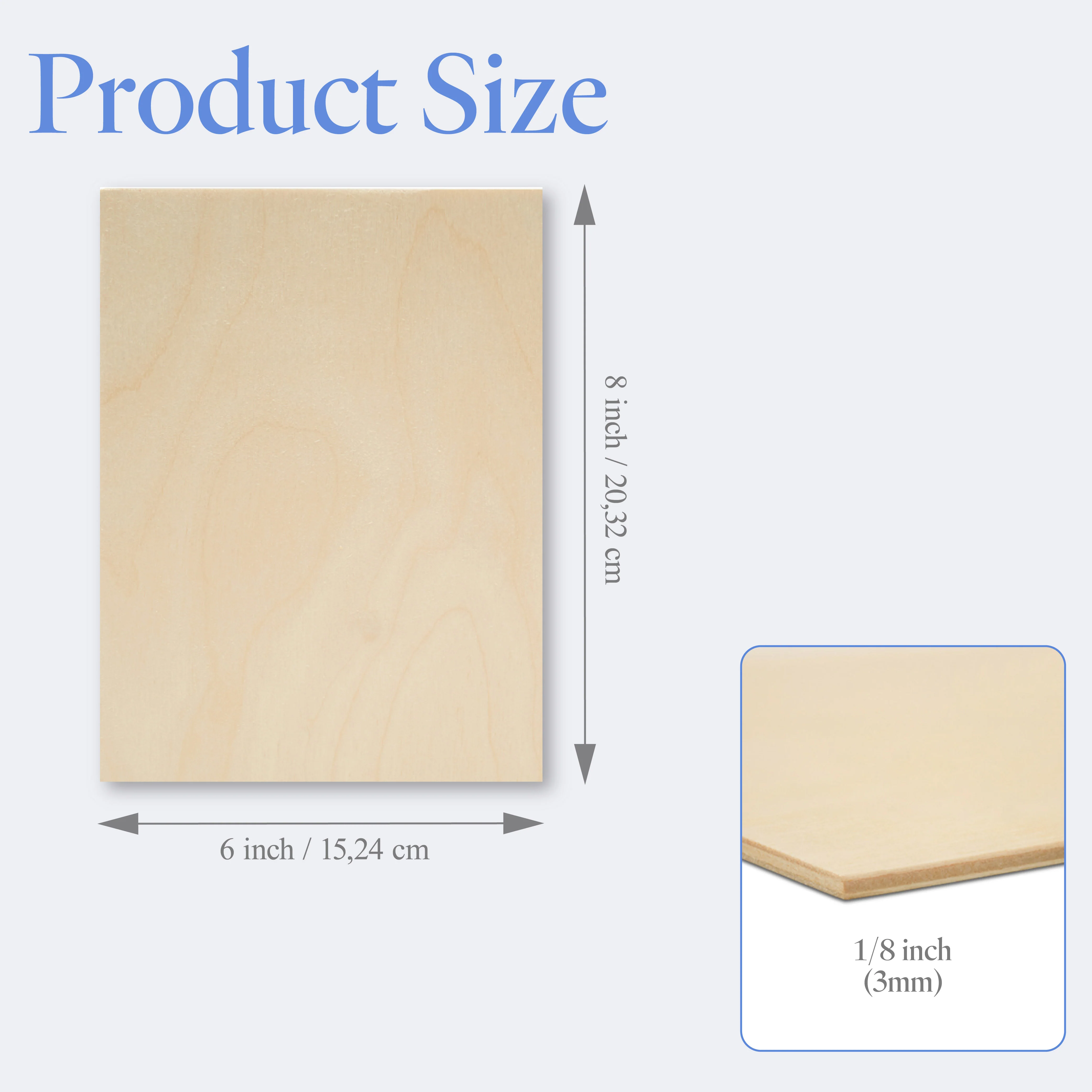 1/8" x 6" x 8" Baltic Birch B/BB Plywood - Image 3