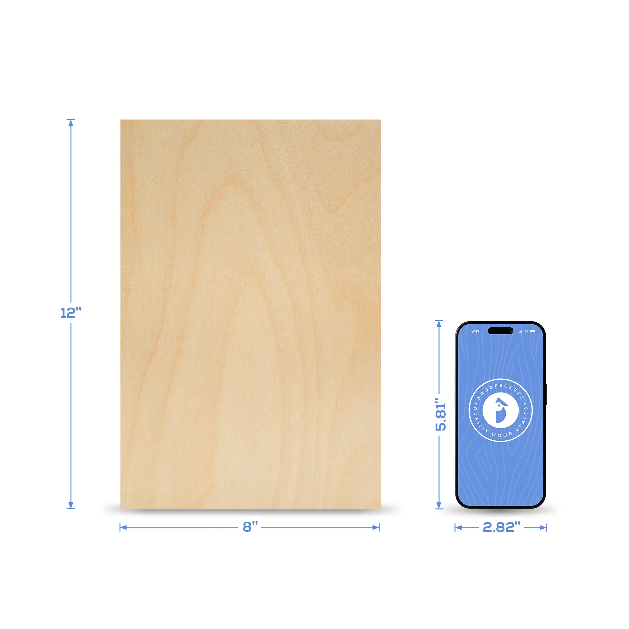 1/8" x 8" x 12" Baltic Birch B/BB Plywood - Image 4