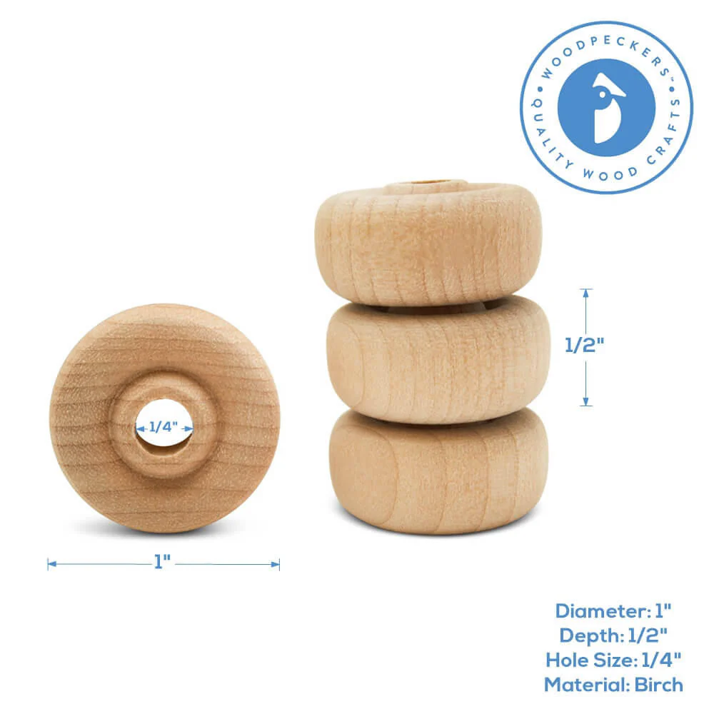 1" Classic Wheel, 1/2" Thickness - Image 4