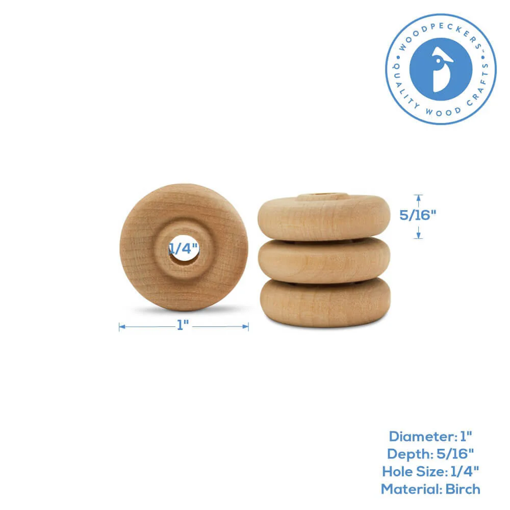 1" Classic Wheel, 5/16" Thickness - Image 4