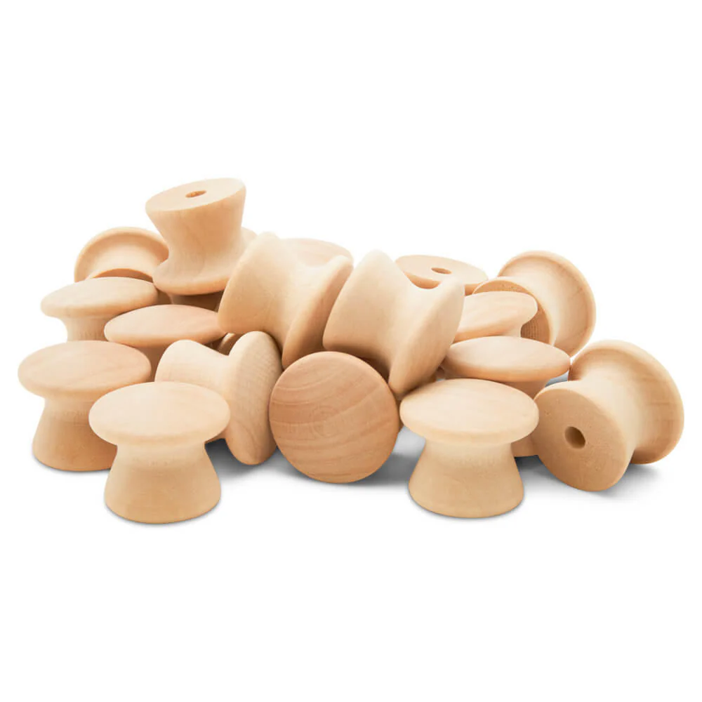 1" End Grain Wood Knob - Image 3