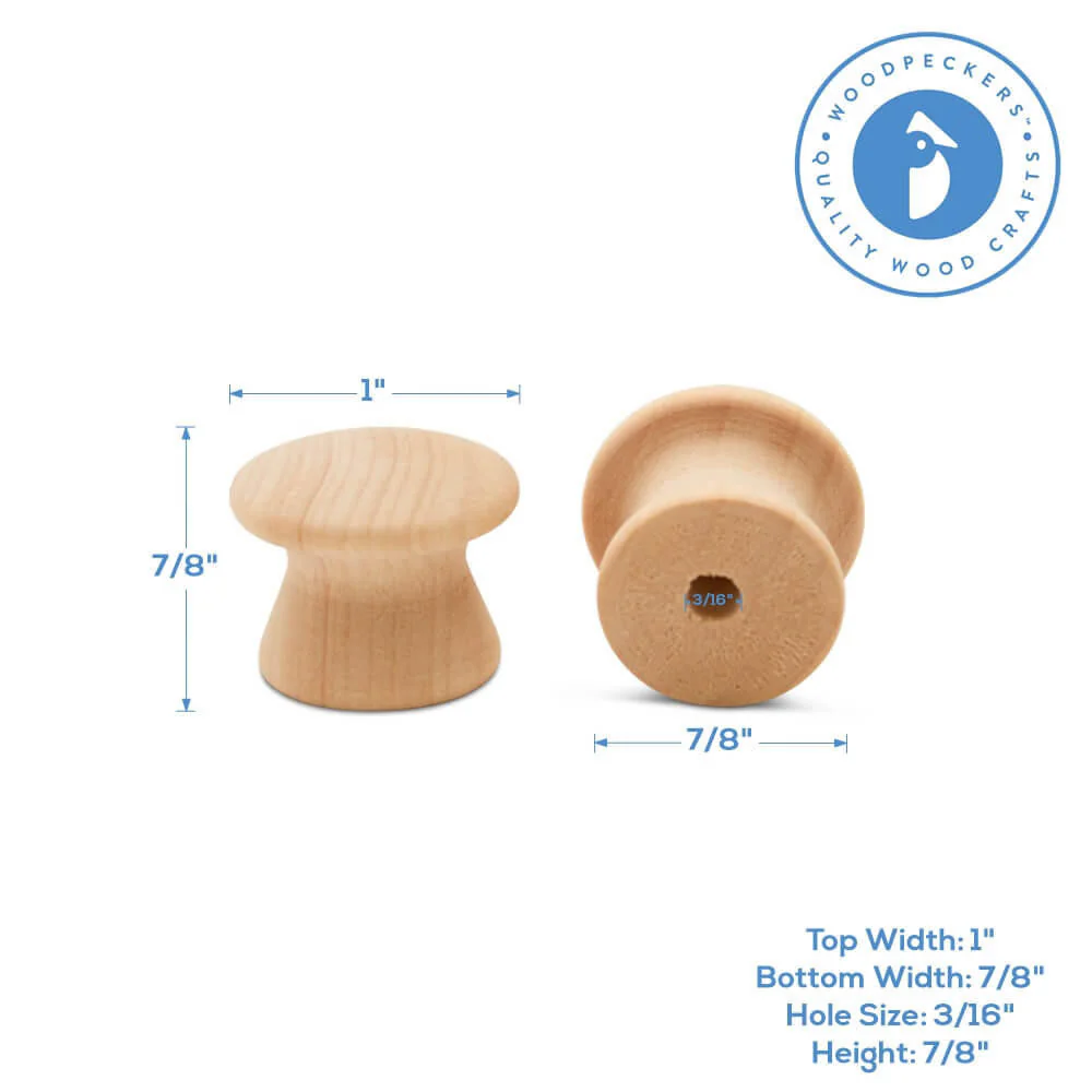 1" End Grain Wood Knob - Image 4
