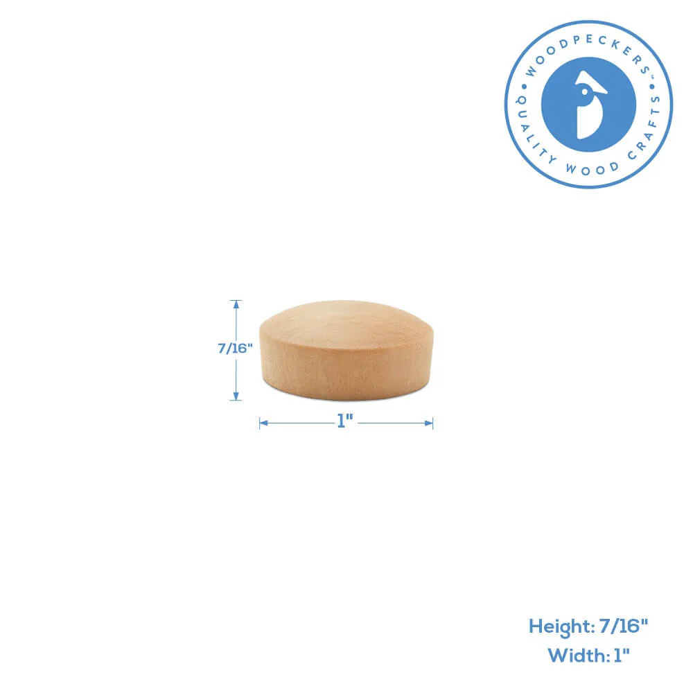 1" Maple Roundhead Plug - Image 4
