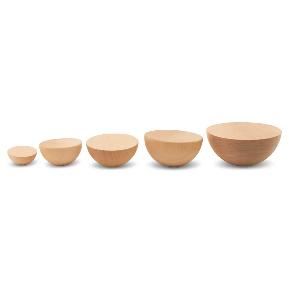 1" Split Wooden Ball - Image 4