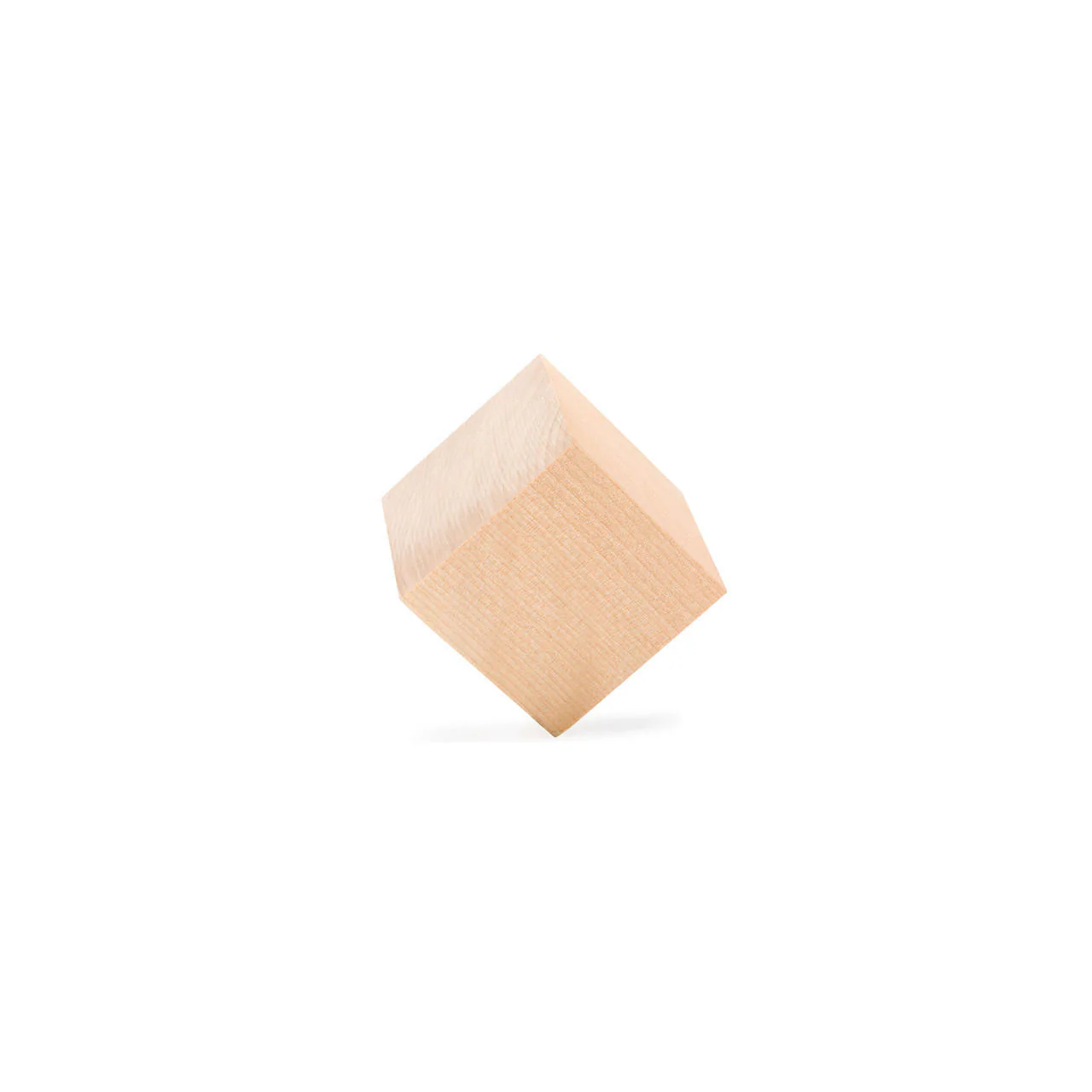 1" Wood Cube - Image 3
