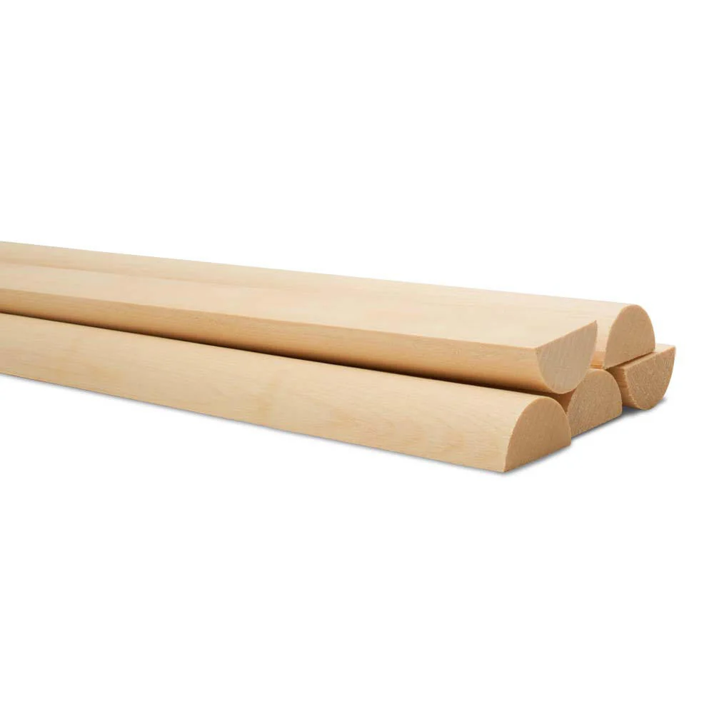 1" X 12" Wooden Split Dowel - Image 3