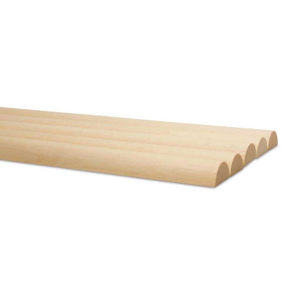 1" X 18" Wooden Split Dowel - Image 2
