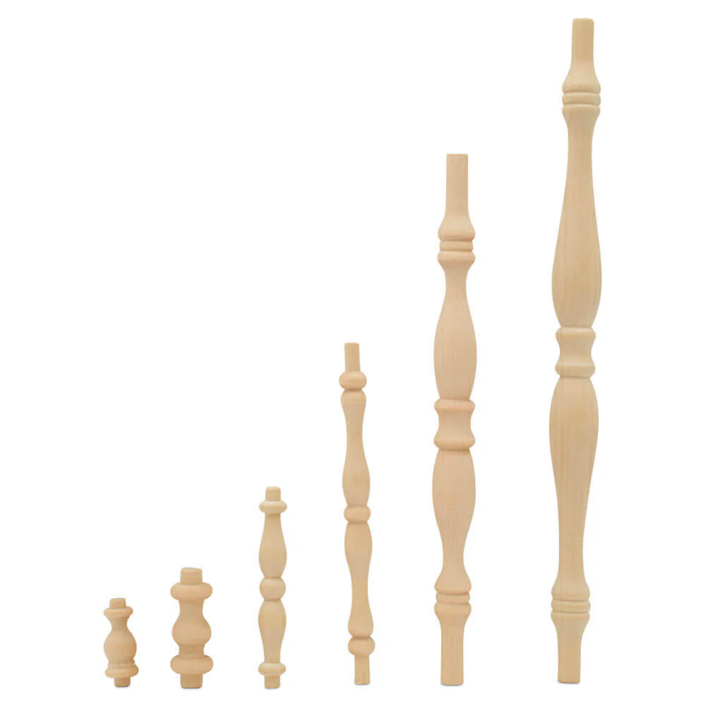 11" Wood Spindle - Image 4