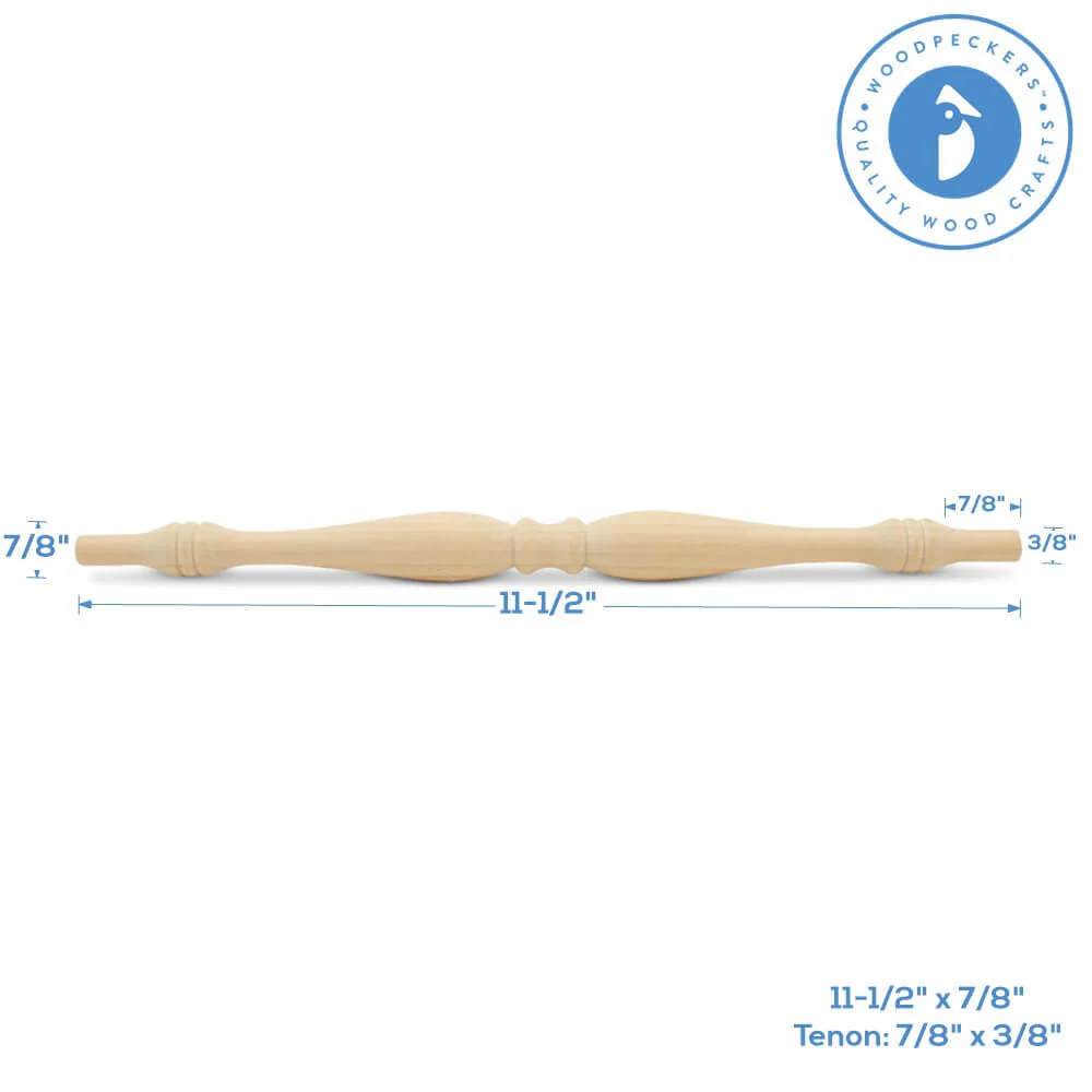 11" Wood Spindle - Image 5