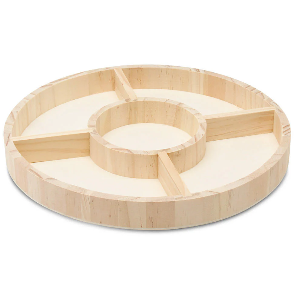 12" Round Candy Tray, 5 Part - Image 3