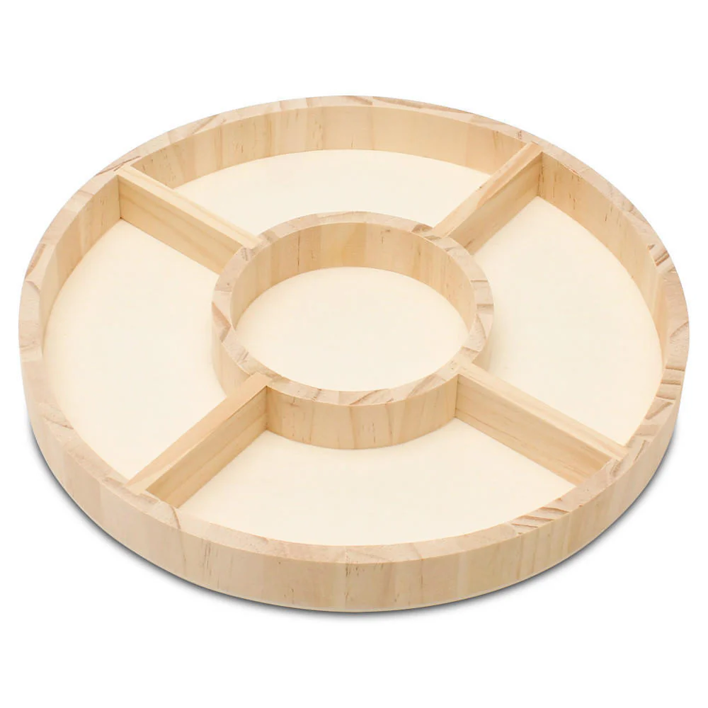 12" Round Candy Tray, 5 Part - Image 4