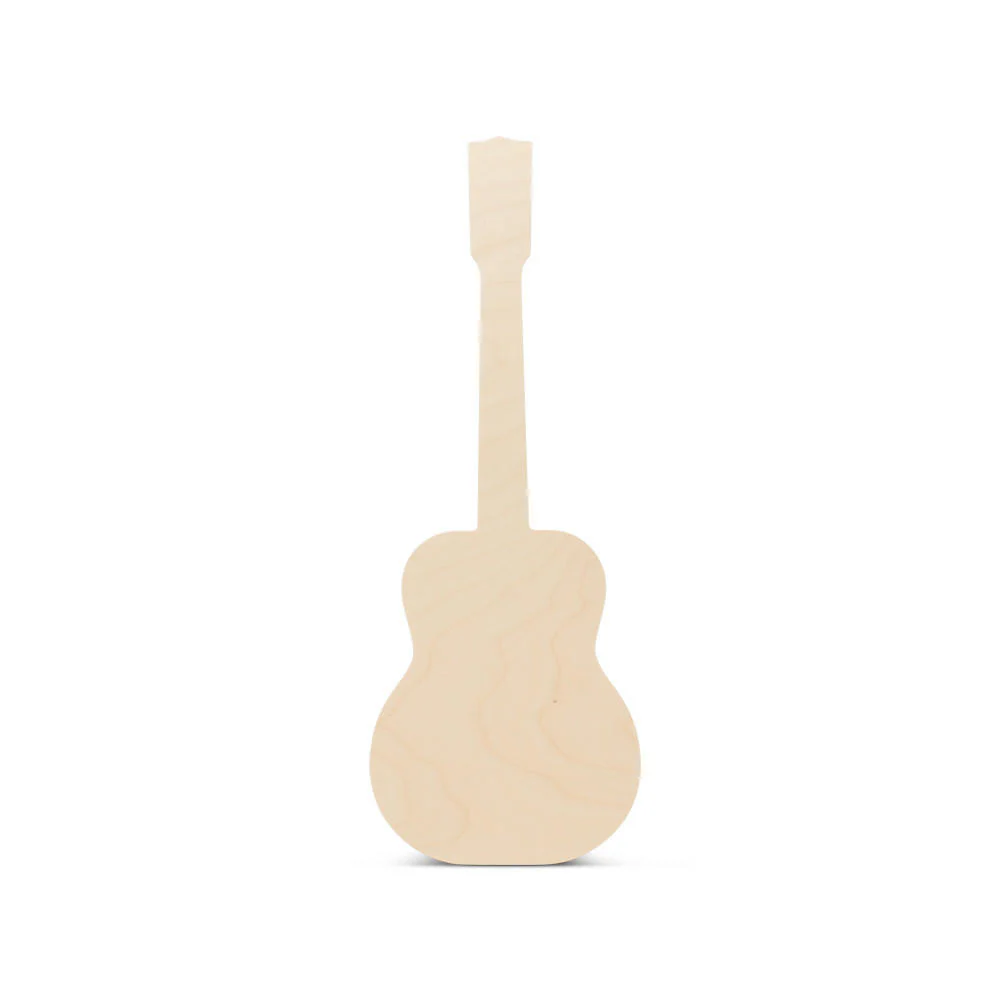 12” Unfinished Guitar Cutout