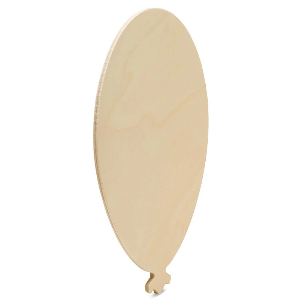 12" Wood Balloon Cutout, 12" x 8.5" x 1/4" - Image 3