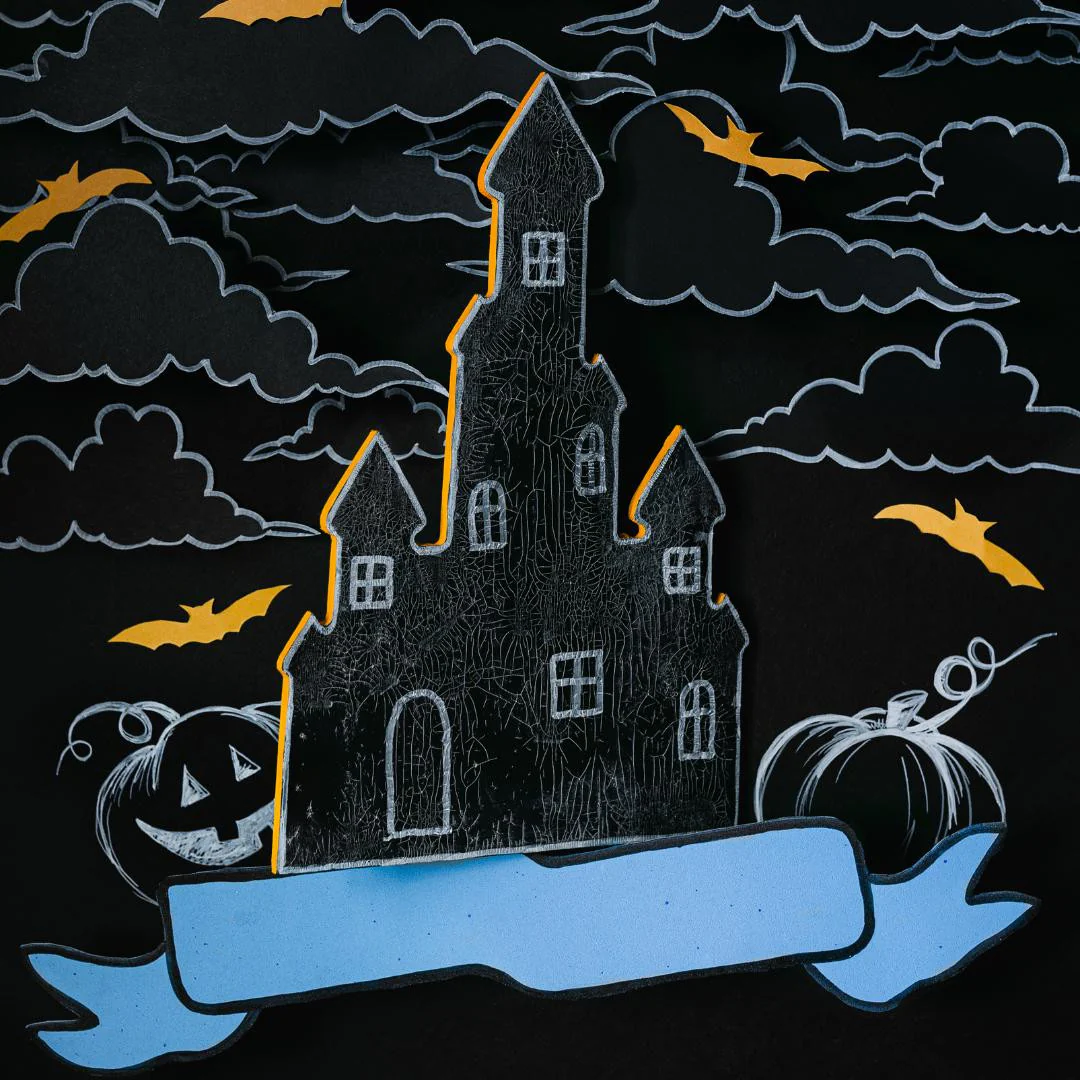 12" Wood Castle Cutout, 12" x 8" x 1/4" - Image 3