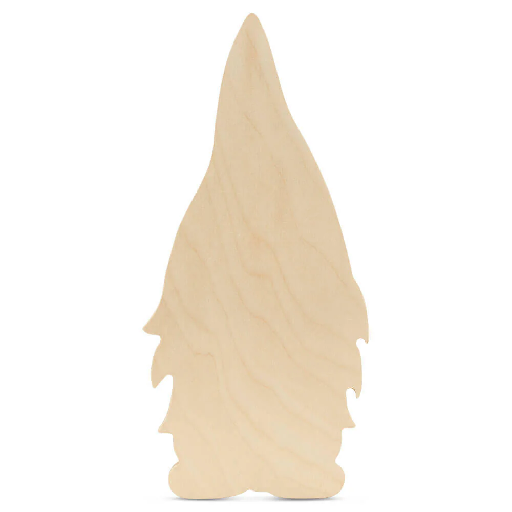 12" Wood Gnome Cutout, 12"