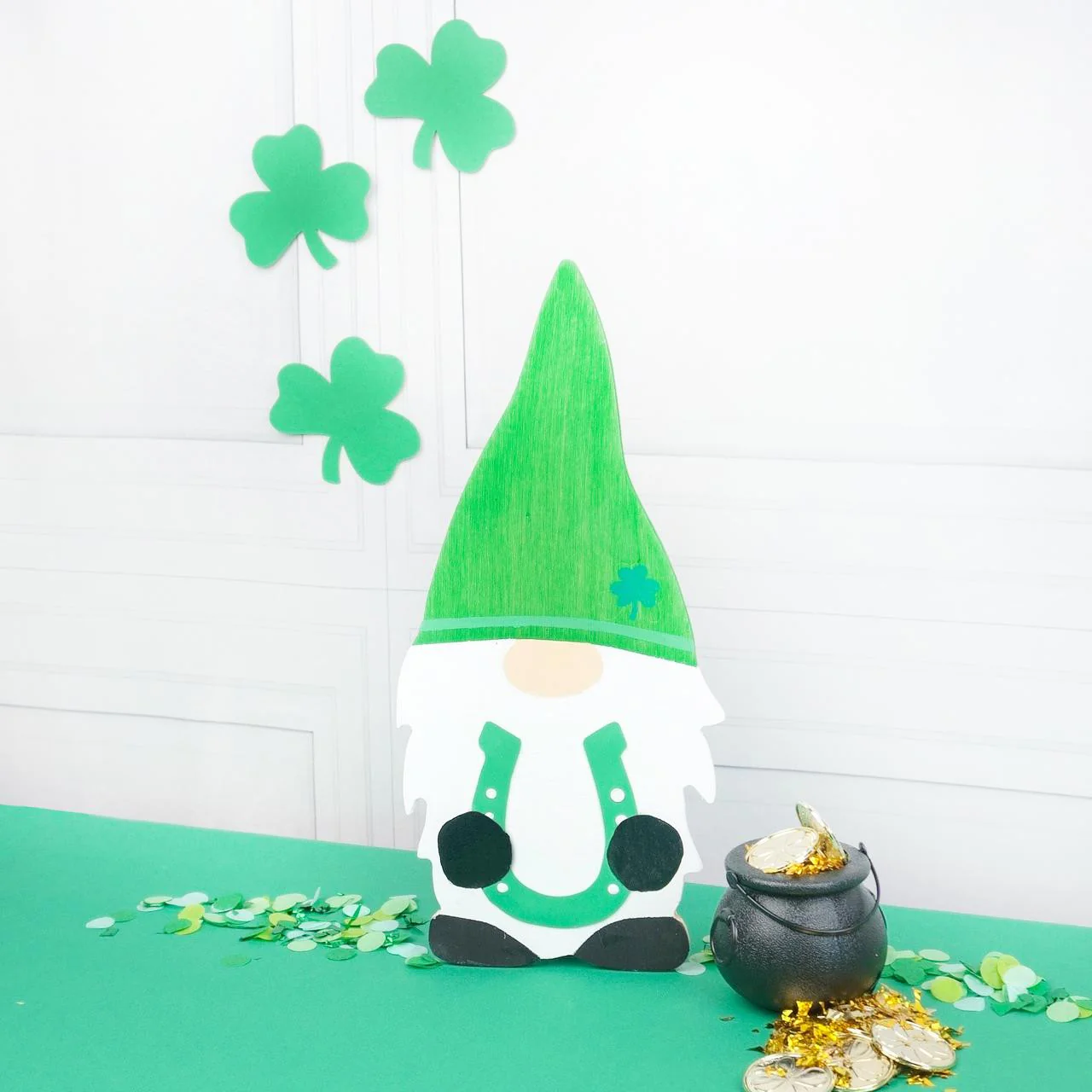 12" Wood Gnome Cutout, 12" - Image 2