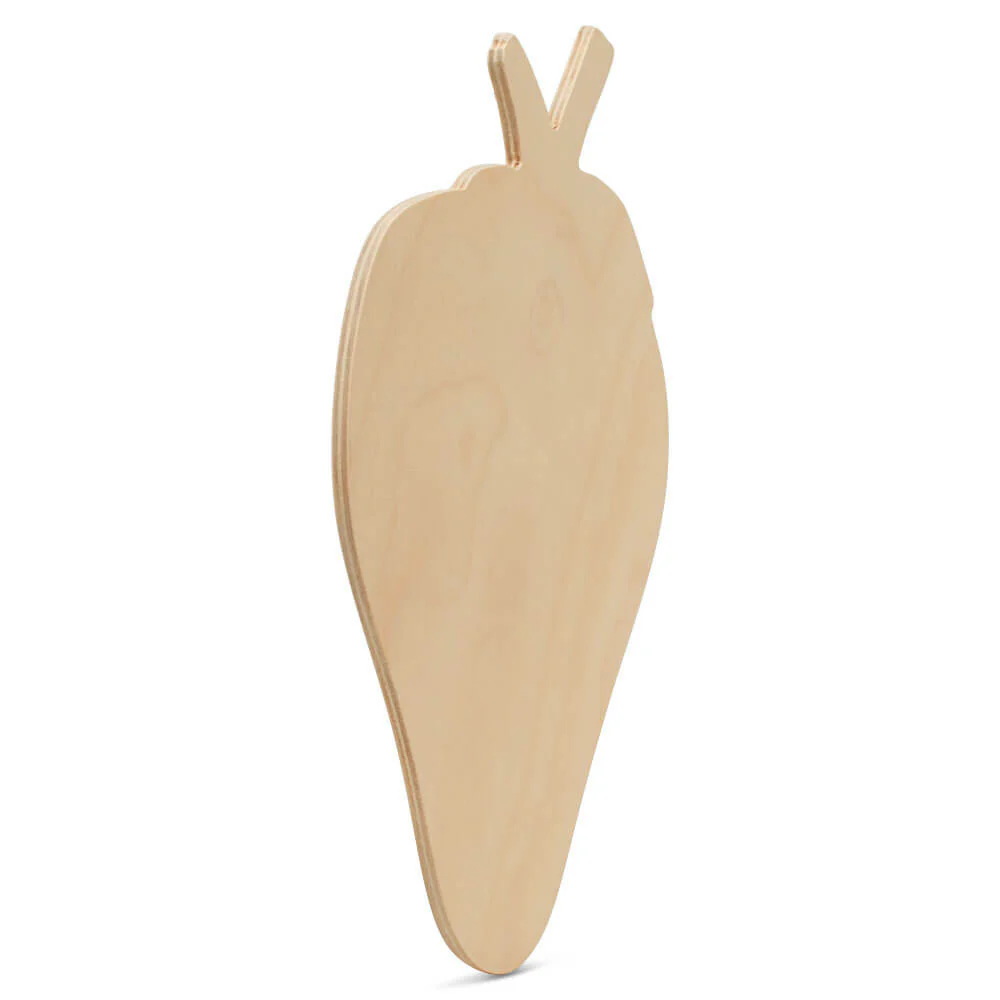 12" Wood Strawberry Cutout, 12" x 7.5" x 1/4" - Image 3