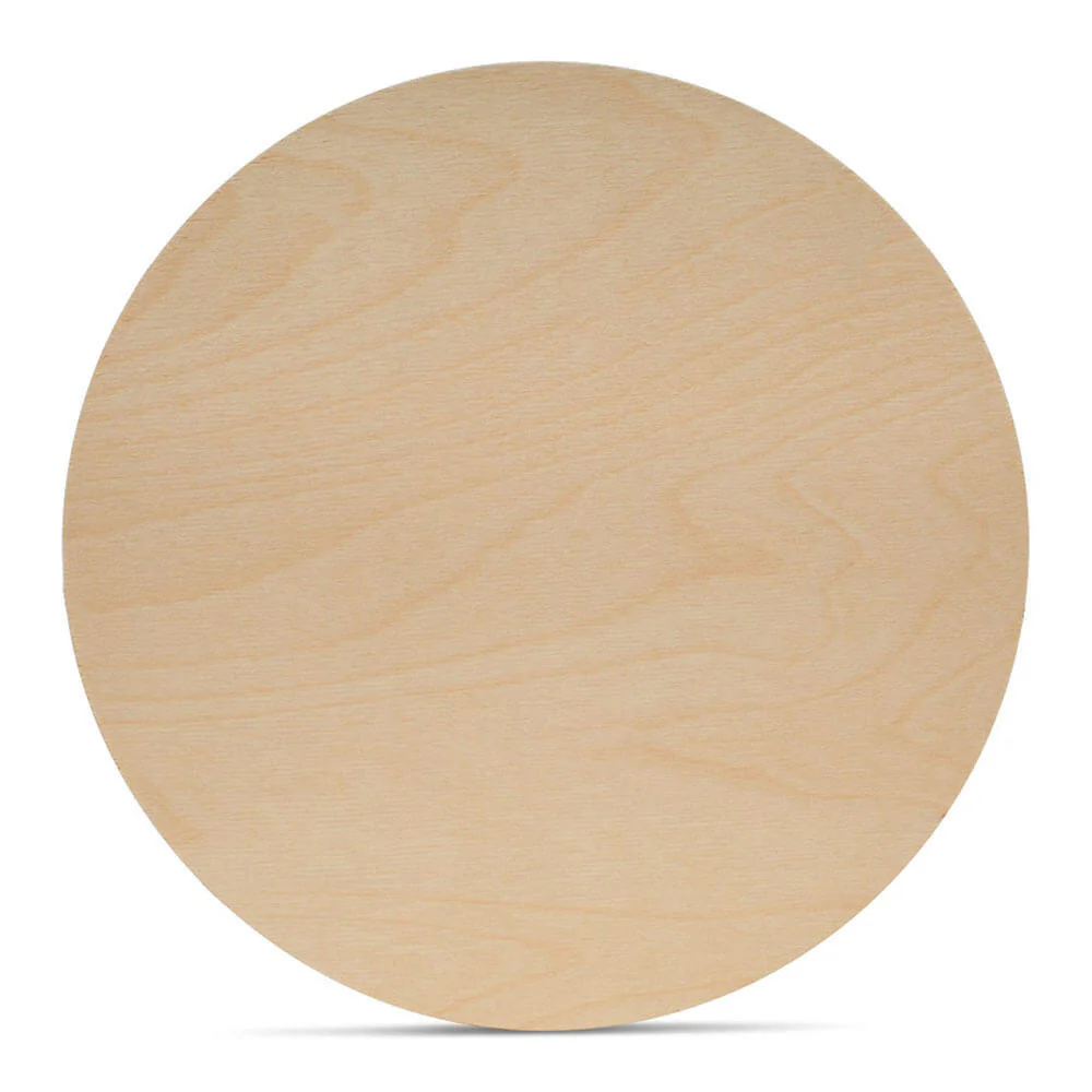 17" Wooden Circle Cutout