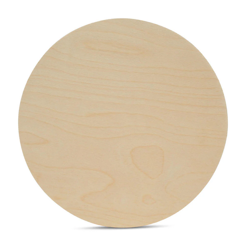 19" Wooden Circle Cutout