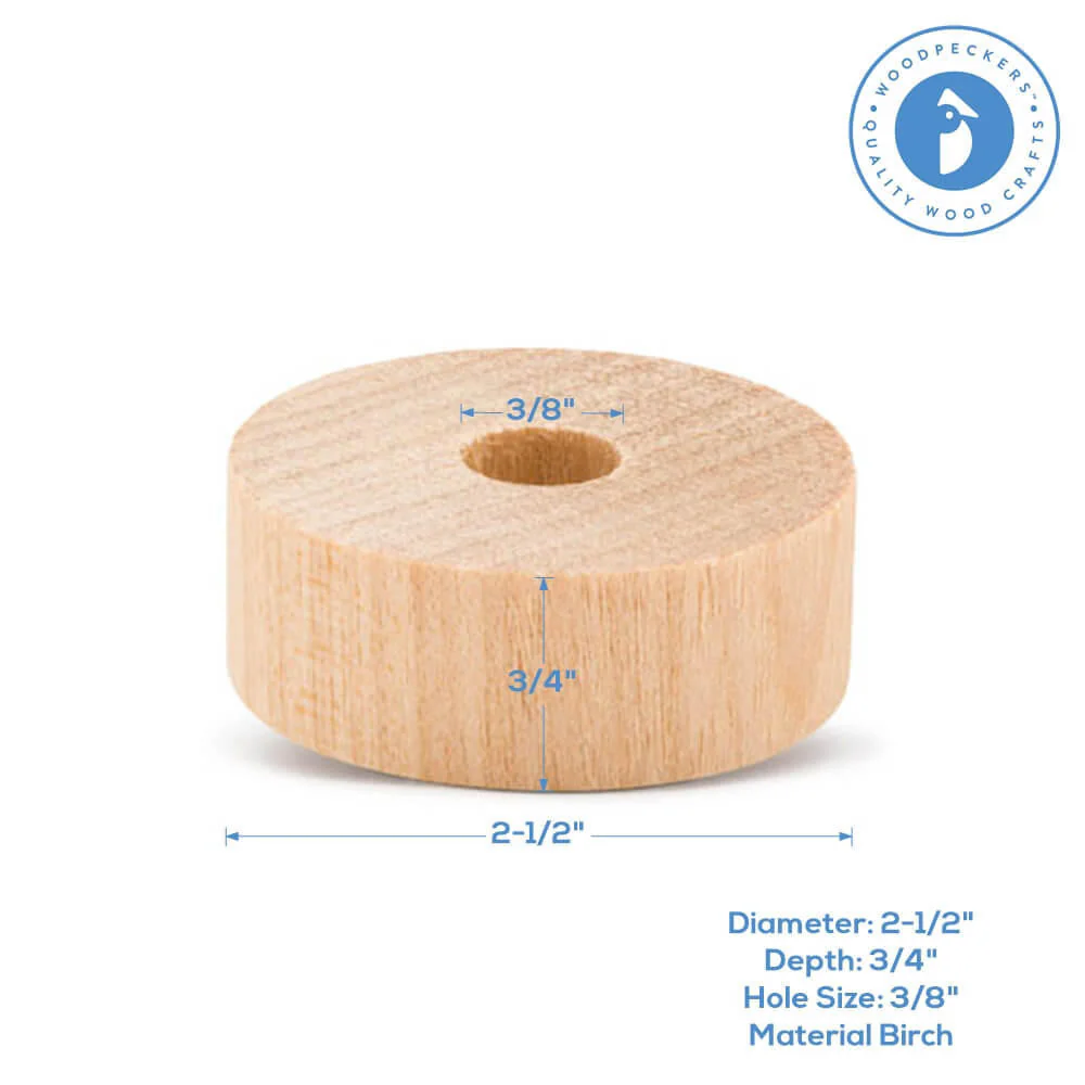 2-1/2" Slab Wheel, 3/4" Thickness - Image 4