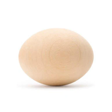2-1/2" Wood Eggs - Image 3