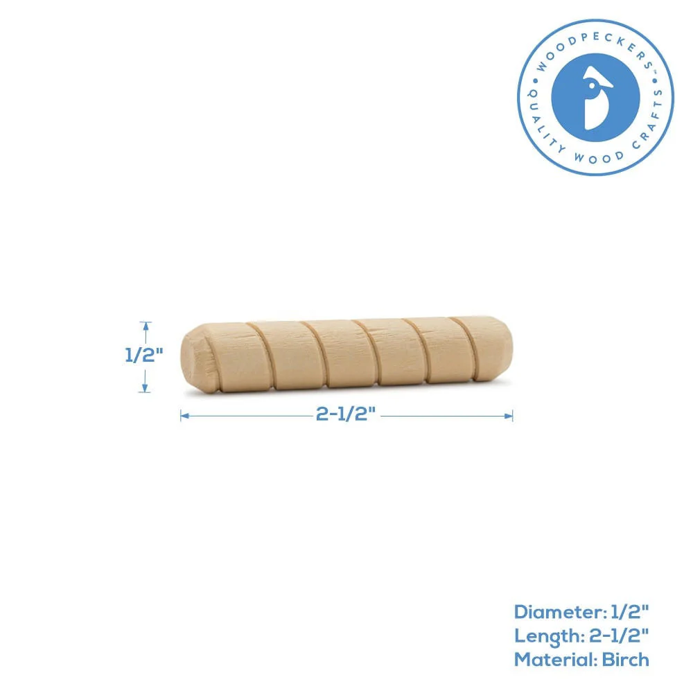 2-1/2" x 1/2" Spiral Dowel Pin - Image 2
