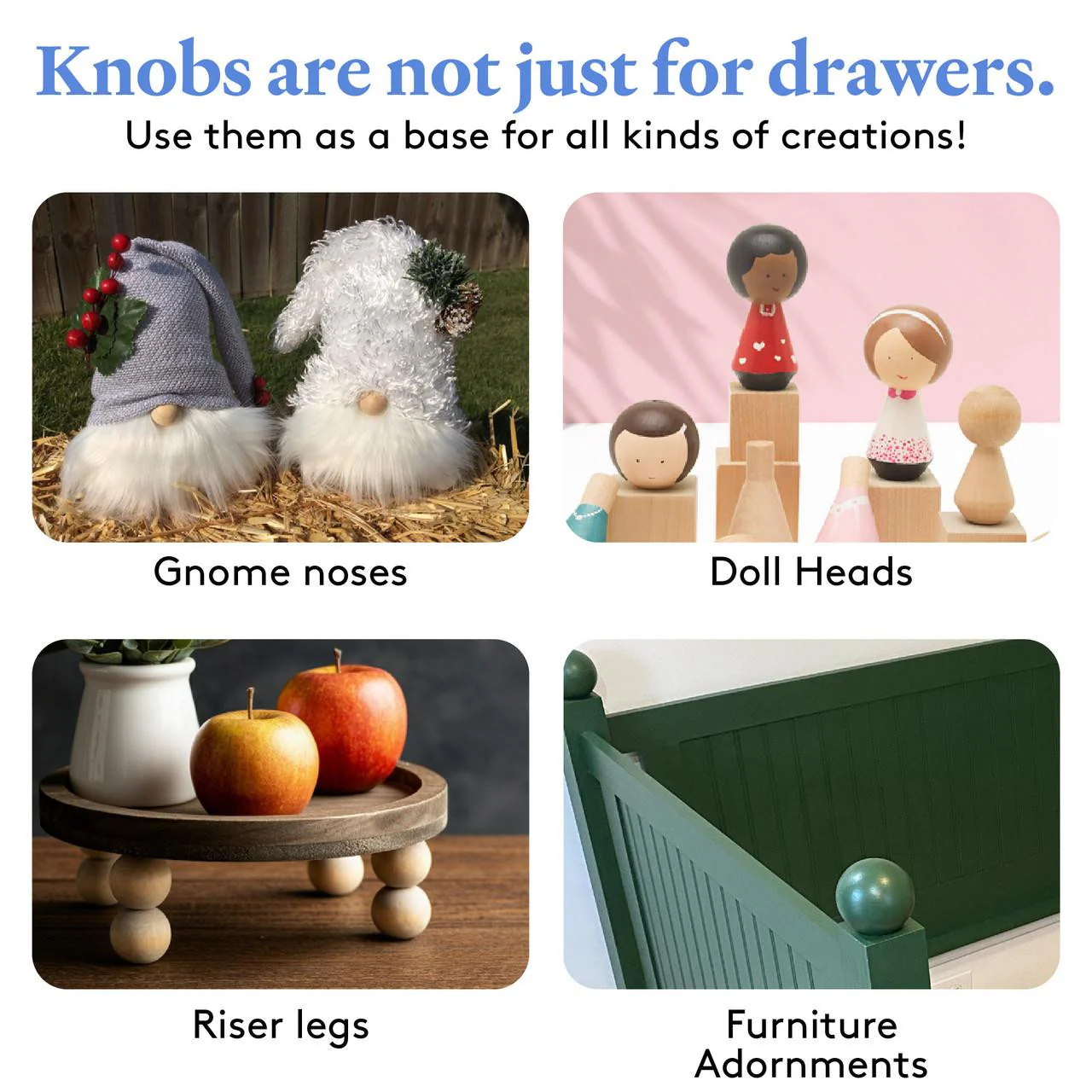 2-1/4" Wooden Ball Knob - Image 6