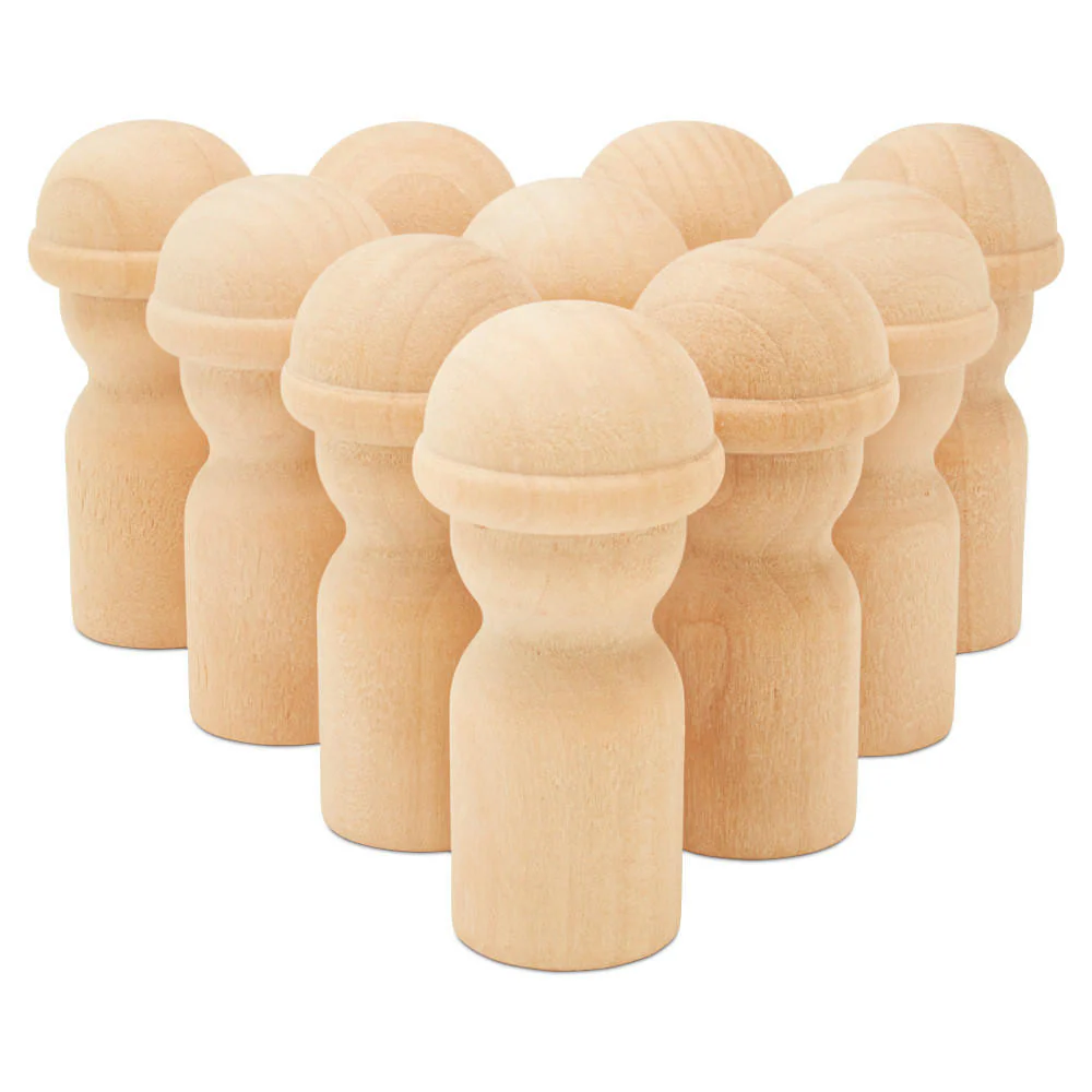 2-1/8" Community Worker Peg Doll - Image 3