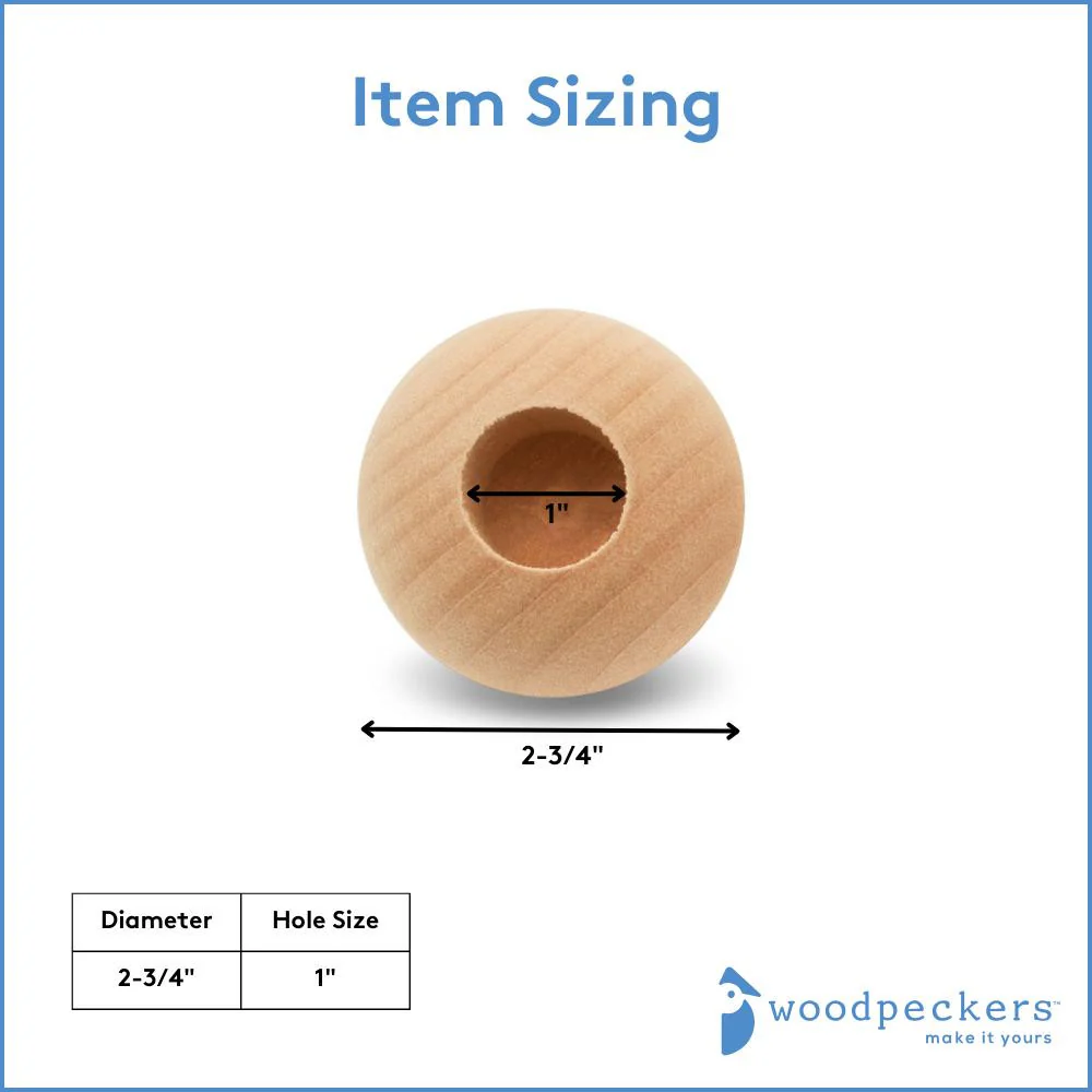 2-3/4" Dowel Cap, 1" Hole - Image 4