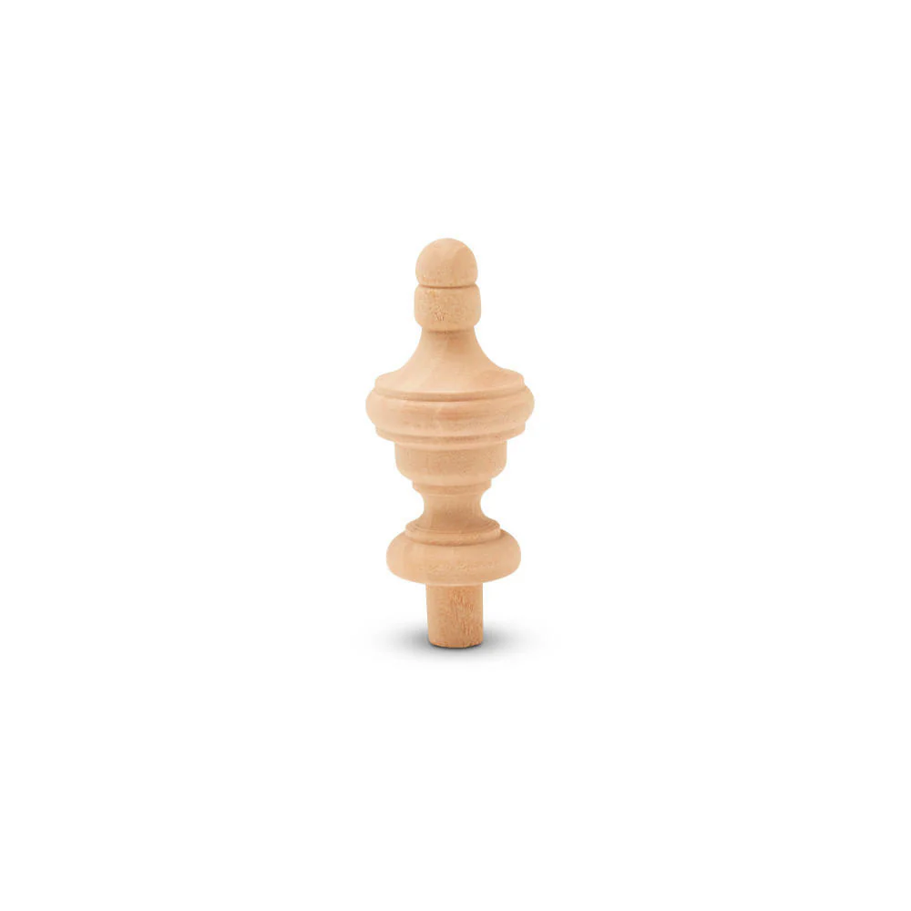 Urn-Style 2-3/4" Wood Finial