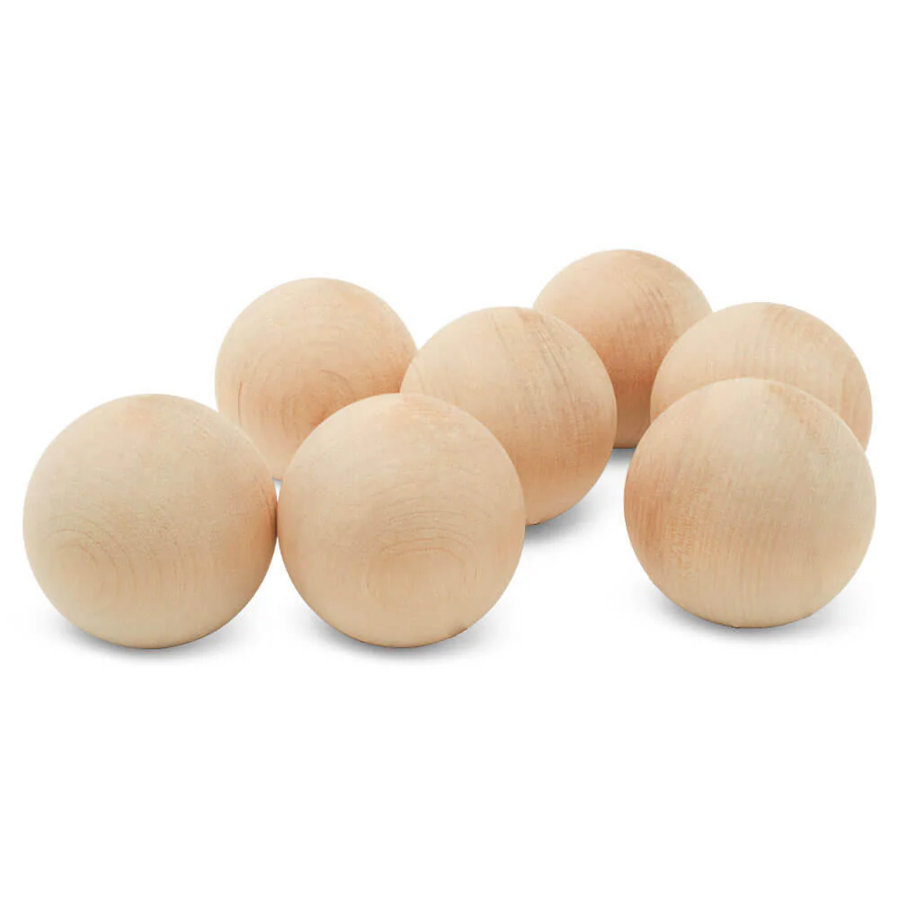 2-3/4" Wooden Ball - Image 2