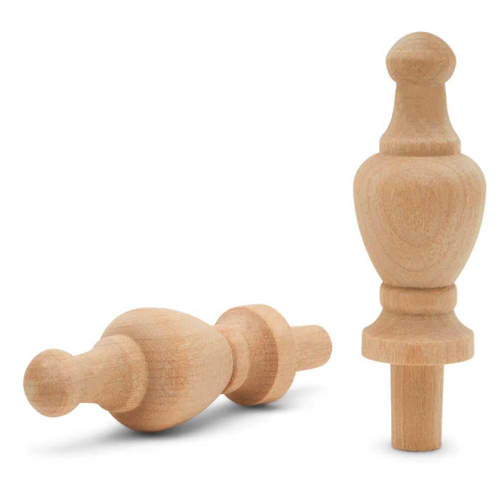 Classic Spire 2-7/8" Wood Finial - Image 3